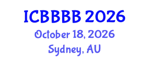 International Conference on Biomathematics, Biostatistics, Bioinformatics and Bioengineering (ICBBBB) October 18, 2026 - Sydney, Australia