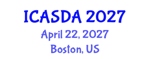 International Conference on Applied Statistics and Data Analytics (ICASDA) April 22, 2027 - Boston, United States