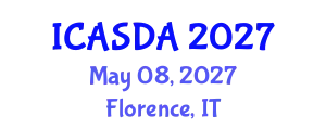 International Conference on Applied Statistics and Data Analytics (ICASDA) May 08, 2027 - Florence, Italy