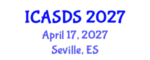 International Conference on Applied Statistics and Data Science (ICASDS) April 17, 2027 - Seville, Spain