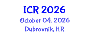 International Conference on Rheology (ICR) October 04, 2026 - Dubrovnik, Croatia