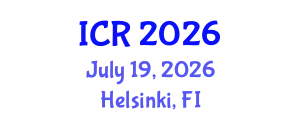 International Conference on Rheology (ICR) July 19, 2026 - Helsinki, Finland