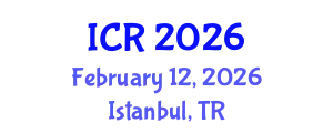 International Conference on Rheology (ICR) February 12, 2026 - Istanbul, Turkey