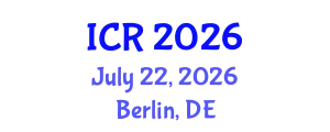 International Conference on Rheology (ICR) July 22, 2026 - Berlin, Germany