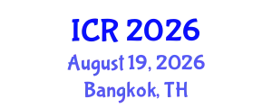International Conference on Rheology (ICR) August 19, 2026 - Bangkok, Thailand