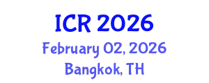 International Conference on Rheology (ICR) February 02, 2026 - Bangkok, Thailand