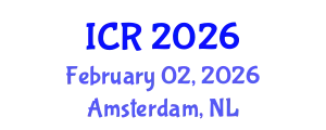 International Conference on Rheology (ICR) February 02, 2026 - Amsterdam, Netherlands