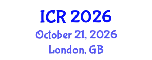 International Conference on Rheology (ICR) October 21, 2026 - London, United Kingdom