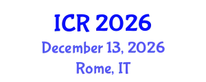International Conference on Rheology (ICR) December 13, 2026 - Rome, Italy