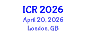 International Conference on Rheology (ICR) April 20, 2026 - London, United Kingdom