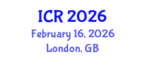 International Conference on Rheology (ICR) February 16, 2026 - London, United Kingdom