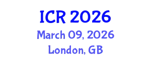 International Conference on Rheology (ICR) March 09, 2026 - London, United Kingdom