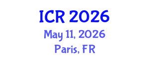 International Conference on Rheology (ICR) May 11, 2026 - Paris, France