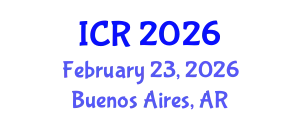 International Conference on Rheology (ICR) February 23, 2026 - Buenos Aires, Argentina