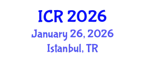 International Conference on Rheology (ICR) January 26, 2026 - Istanbul, Turkey