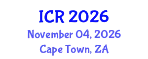 International Conference on Rheology (ICR) November 04, 2026 - Cape Town, South Africa