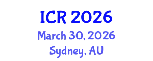 International Conference on Rheology (ICR) March 30, 2026 - Sydney, Australia