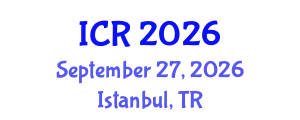 International Conference on Rheology (ICR) September 27, 2026 - Istanbul, Turkey
