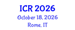 International Conference on Rheology (ICR) October 18, 2026 - Rome, Italy