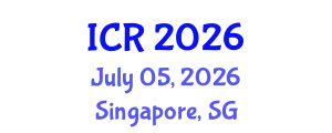 International Conference on Rheology (ICR) July 05, 2026 - Singapore, Singapore