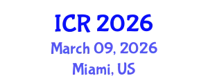International Conference on Rheology (ICR) March 09, 2026 - Miami, United States