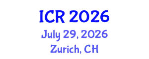 International Conference on Rheology (ICR) July 29, 2026 - Zurich, Switzerland