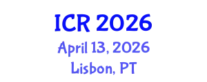 International Conference on Rheology (ICR) April 13, 2026 - Lisbon, Portugal