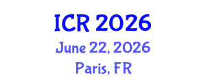 International Conference on Rheology (ICR) June 22, 2026 - Paris, France
