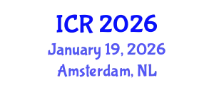 International Conference on Rheology (ICR) January 19, 2026 - Amsterdam, Netherlands