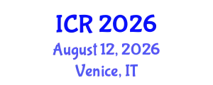 International Conference on Rheology (ICR) August 12, 2026 - Venice, Italy