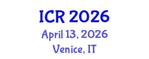 International Conference on Rheology (ICR) April 13, 2026 - Venice, Italy