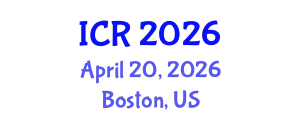 International Conference on Rheology (ICR) April 20, 2026 - Boston, United States