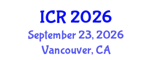International Conference on Rheology (ICR) September 23, 2026 - Vancouver, Canada