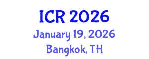 International Conference on Rheology (ICR) January 19, 2026 - Bangkok, Thailand