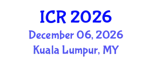 International Conference on Rheology (ICR) December 06, 2026 - Kuala Lumpur, Malaysia