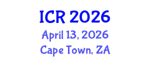 International Conference on Rheology (ICR) April 13, 2026 - Cape Town, South Africa