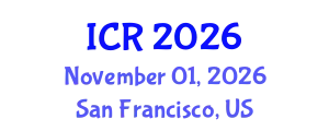 International Conference on Rheology (ICR) November 01, 2026 - San Francisco, United States