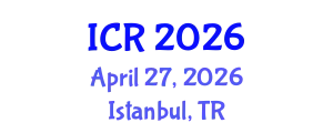 International Conference on Rheology (ICR) April 27, 2026 - Istanbul, Turkey