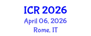International Conference on Rheology (ICR) April 06, 2026 - Rome, Italy