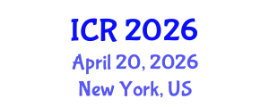 International Conference on Rheology (ICR) April 20, 2026 - New York, United States