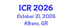 International Conference on Rheology (ICR) October 21, 2026 - Athens, Greece