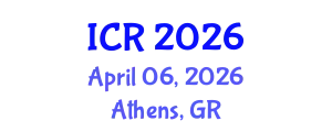International Conference on Rheology (ICR) April 06, 2026 - Athens, Greece