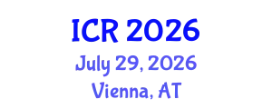 International Conference on Rheology (ICR) July 29, 2026 - Vienna, Austria