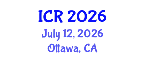 International Conference on Rheology (ICR) July 12, 2026 - Ottawa, Canada