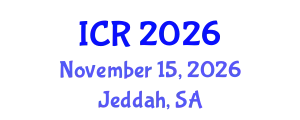 International Conference on Rheology (ICR) November 15, 2026 - Jeddah, Saudi Arabia