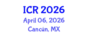 International Conference on Rheology (ICR) April 06, 2026 - Cancún, Mexico