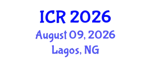 International Conference on Rheology (ICR) August 09, 2026 - Lagos, Nigeria