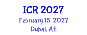 International Conference on Rheology (ICR) February 15, 2027 - Dubai, United Arab Emirates