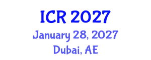 International Conference on Rheology (ICR) January 28, 2027 - Dubai, United Arab Emirates