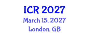 International Conference on Rheology (ICR) March 15, 2027 - London, United Kingdom
